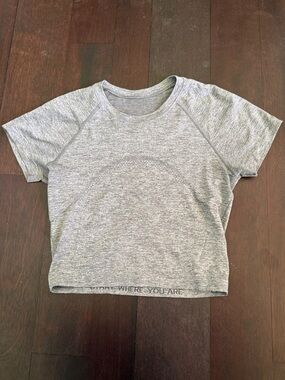 Lululemon Cropped Swiftly Tech Grey Size 6